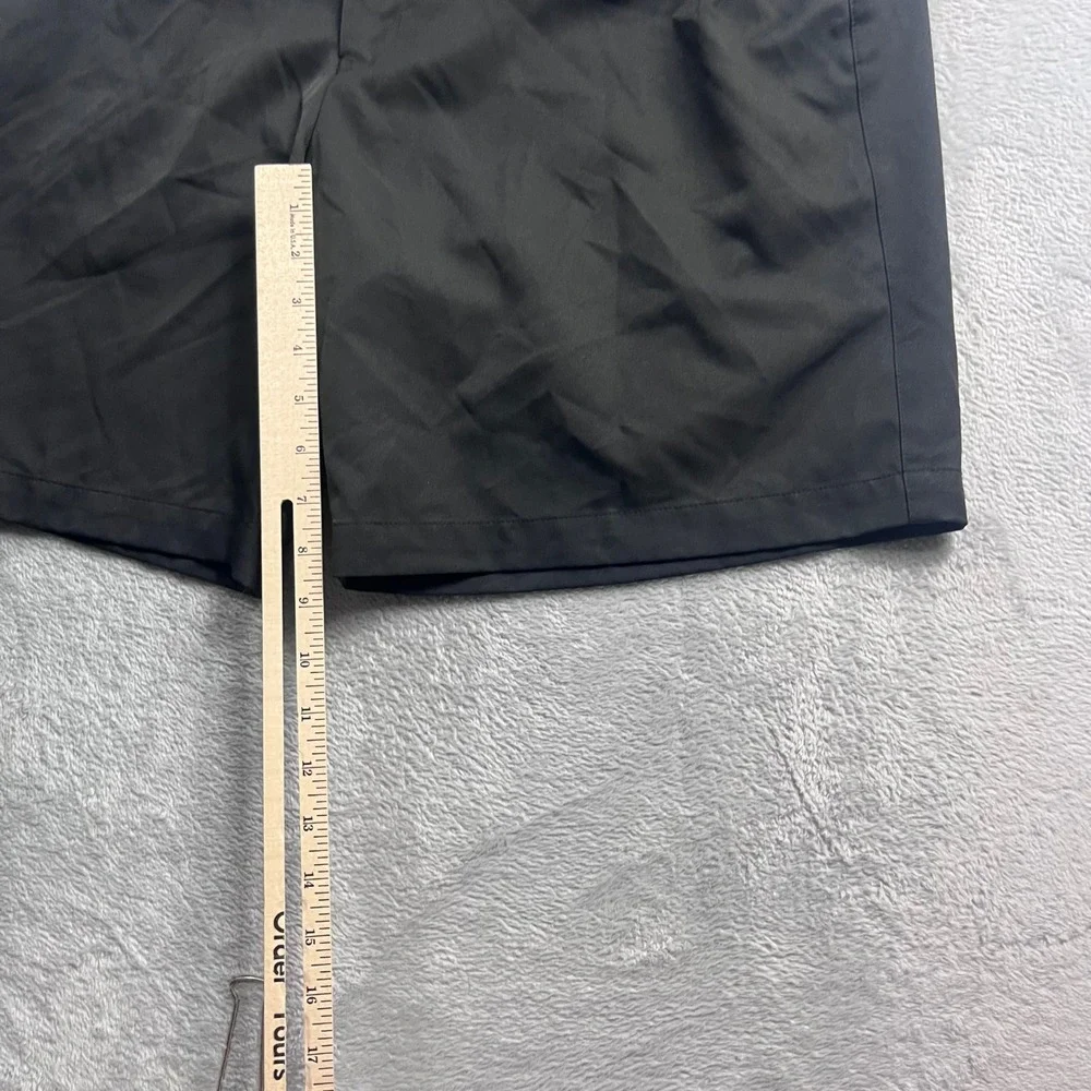 Peter Millar Salem Performance Golf Shorts Mens 38 Black Flat Front ME0EB82